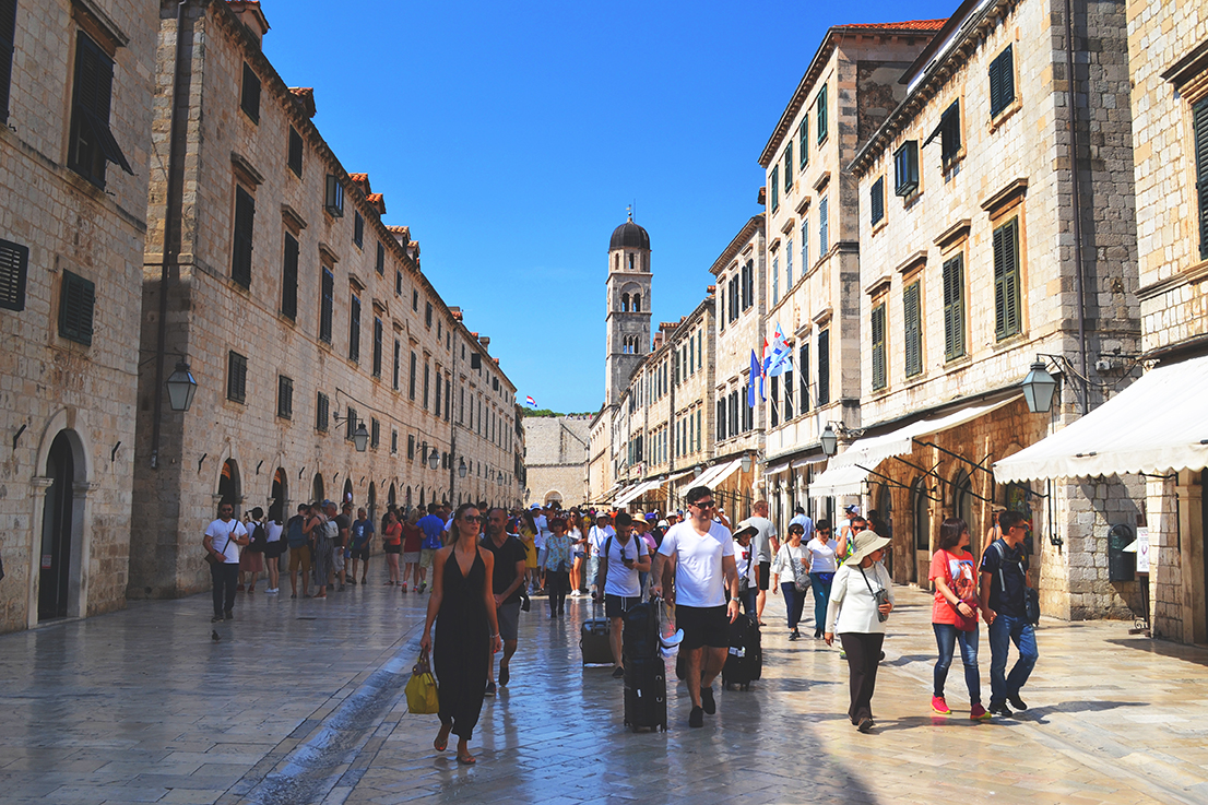 Rue de Dubrovnik, croatie