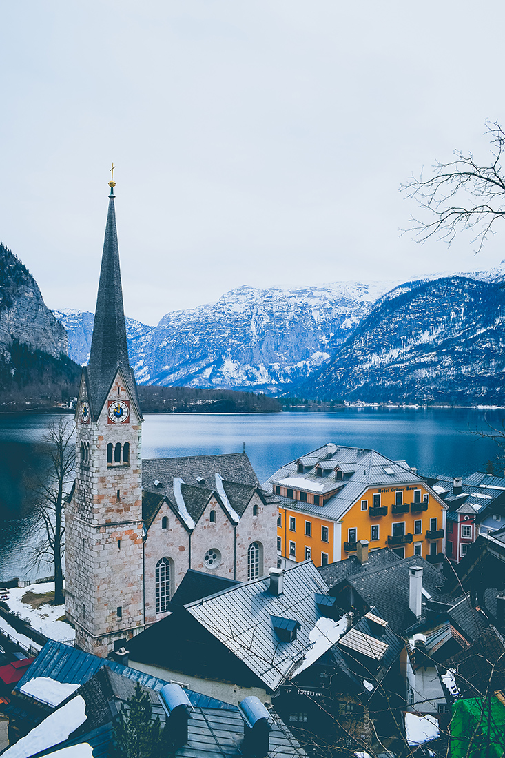 Eglise de Hallstatt en Autriche