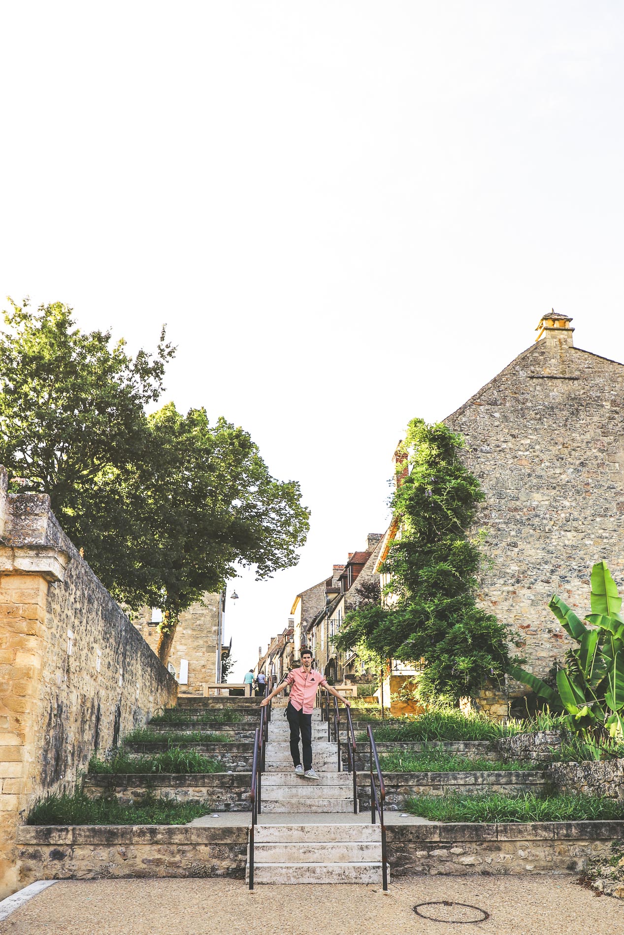 Escaliers village Dordogne