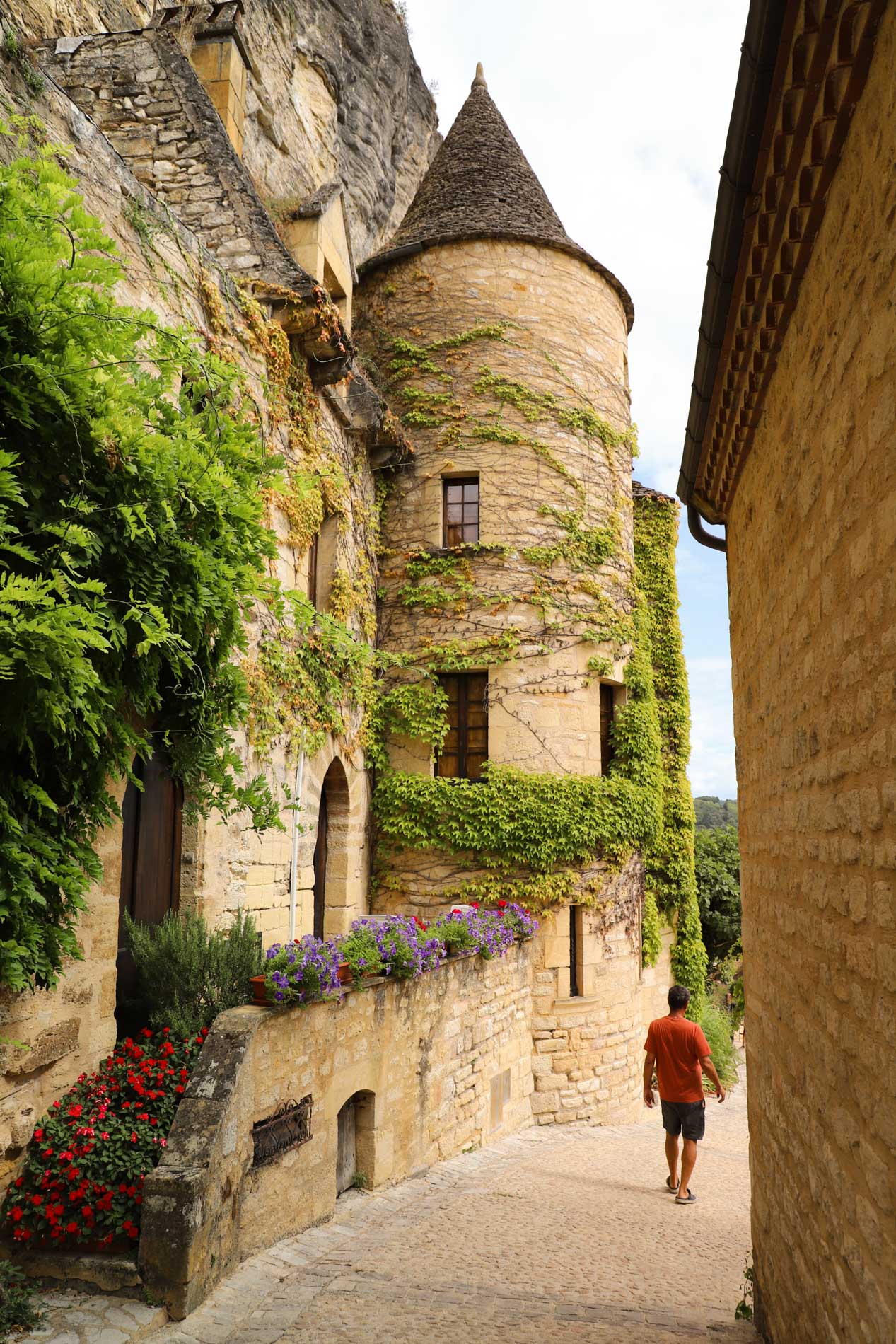 La Roque-Gageac et ses jolies maisons