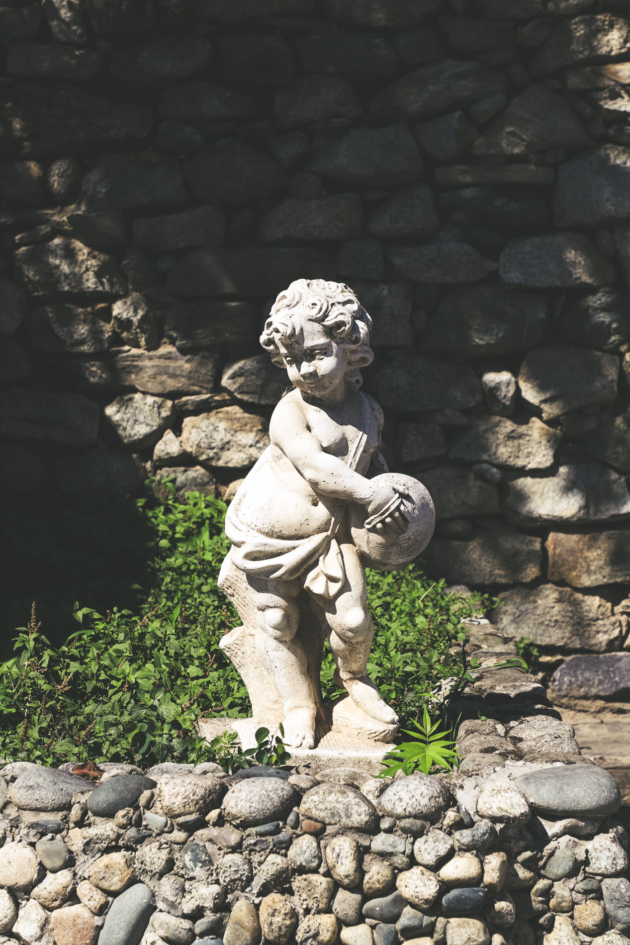 Statue fontaine Corse