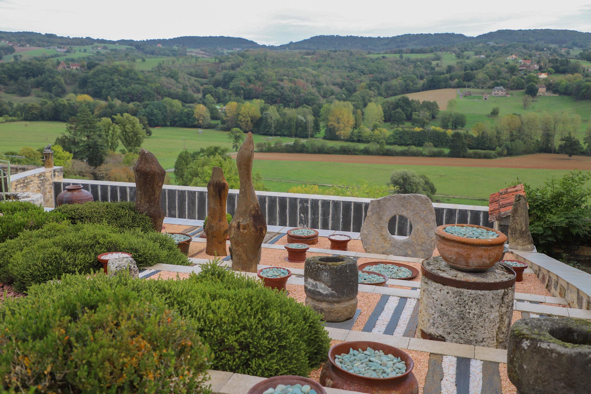 Jardin prive en Correze