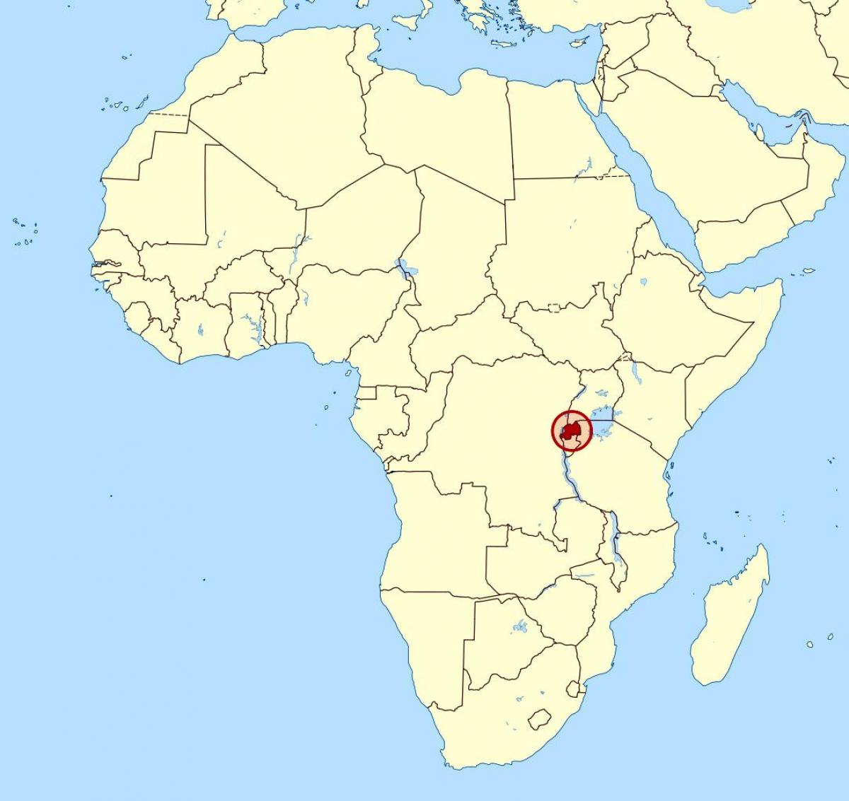 le-rwanda-afrique-carte