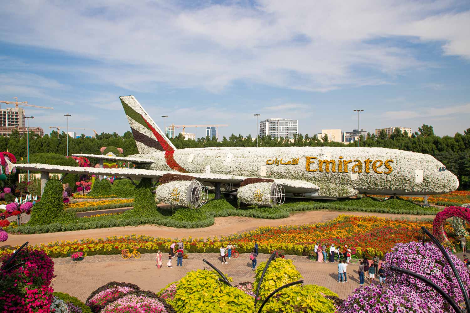 Avion-A380-Miracle-Garden-Dubai