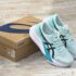 Chaussure de running Asics Magic Speed 4 bleu et noir profil plaque carbone