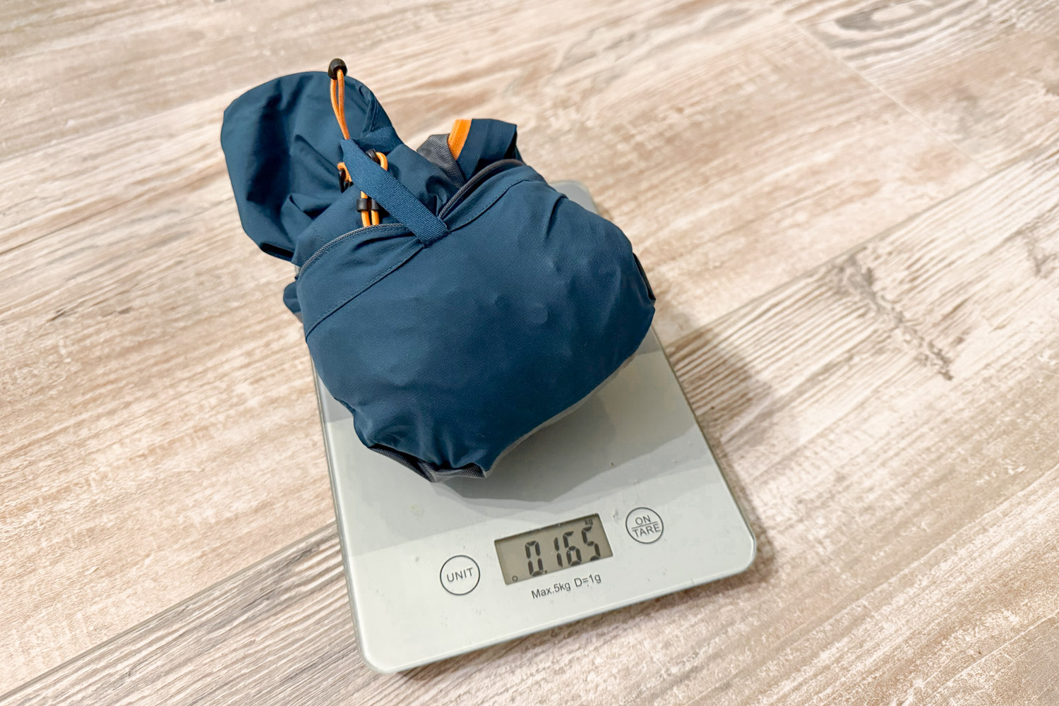 Le poids de la veste fujitrail elite waterproof